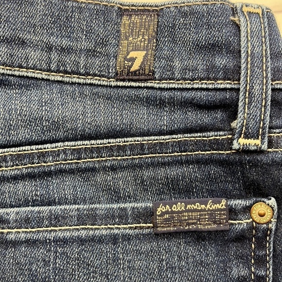 7 For All Mankind Gwenevere Ankle Mid Rise Size 26 - Picture 14 of 16